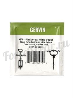 Дрожжи винные GV1 Universal Gervin - фото 19780