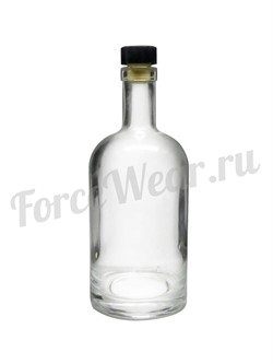 Бутыль (бутылка) Домашняя Престол с пробкой ''Камю'' 19 мм (0.5 л., 1 л.) - фото 20120