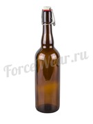 Бутыль (бутылка) SWINGTOP, темное стекло, бугельная крышка (0.75 л.)